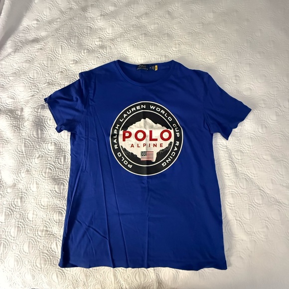 Polo Ralph Lauren Blue Polo Alpine Graphic Tee - Picture 3 of 7